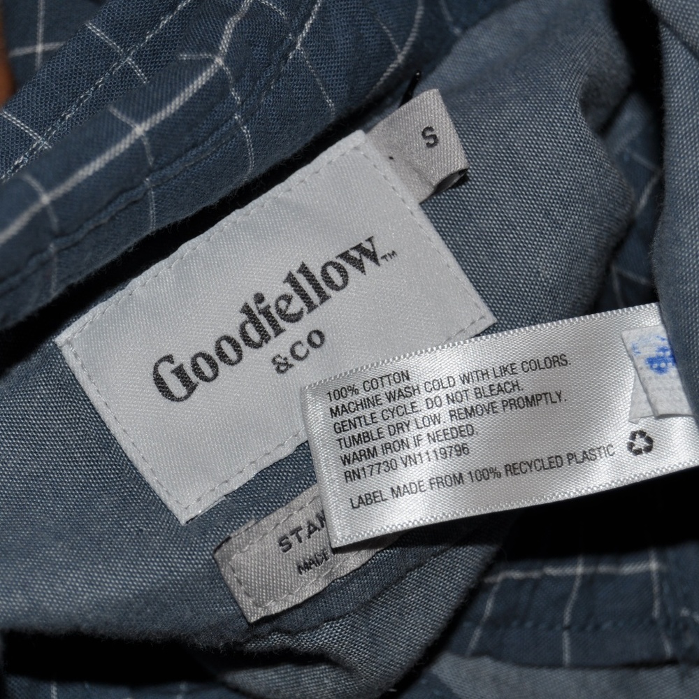 NEW Standard Fit Long Sleeve Double Weave Shirt C7 - Picture 7 of 8